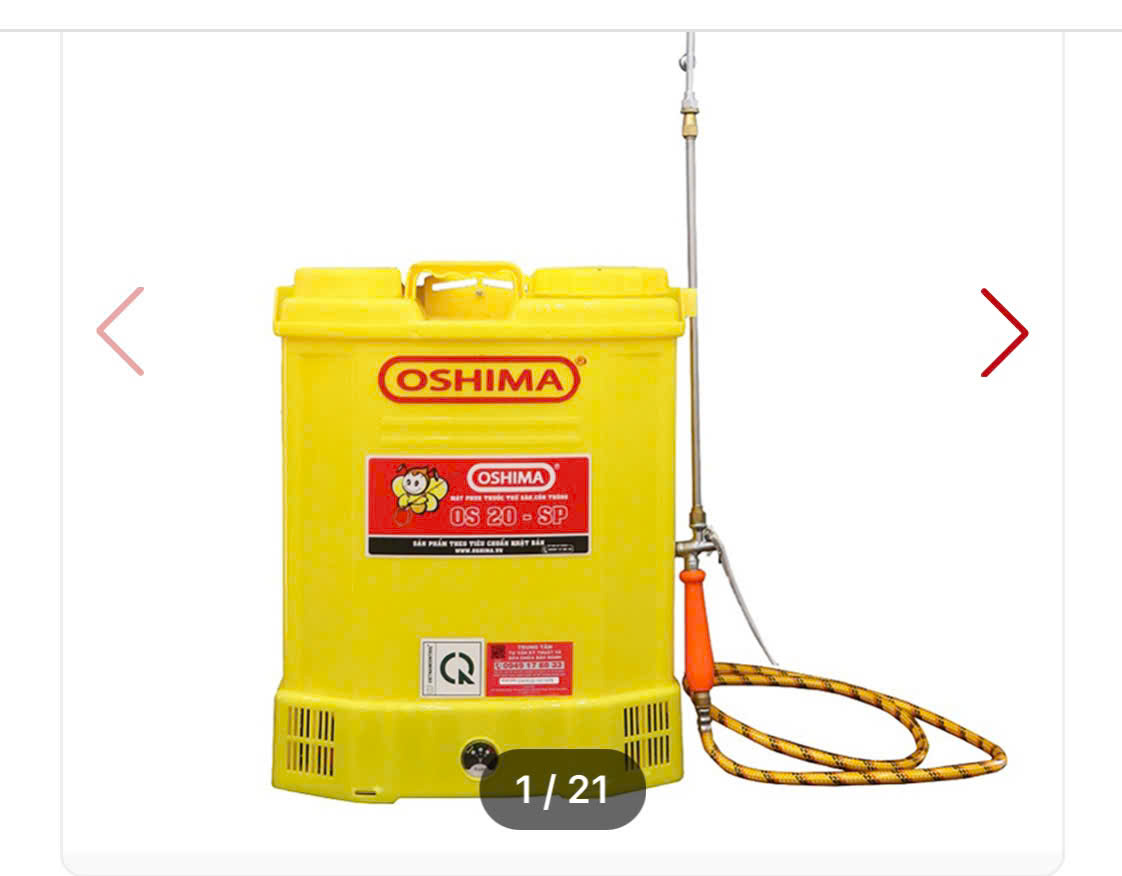 Bình Xịt Điện Oshima OS 20 SP 20L.